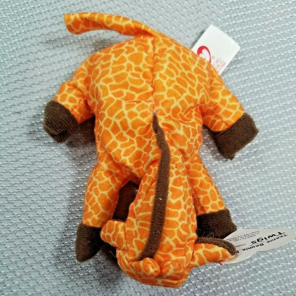 Vintage Twigs Ty‎ Teenie Beanie Babies Baby Giraffe 1993
